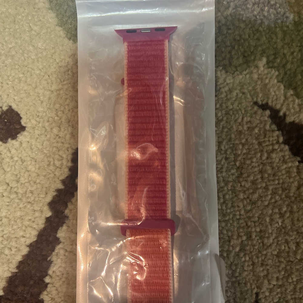 Red and Pink Watch Band